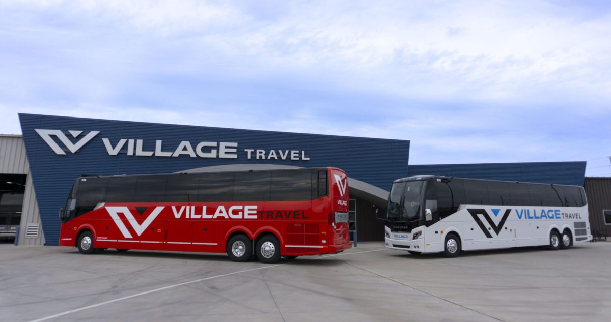 Brand new Prevost coaches