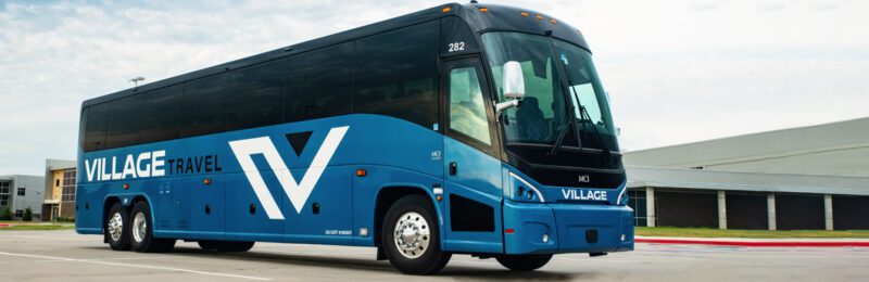 Village Travel charter bus