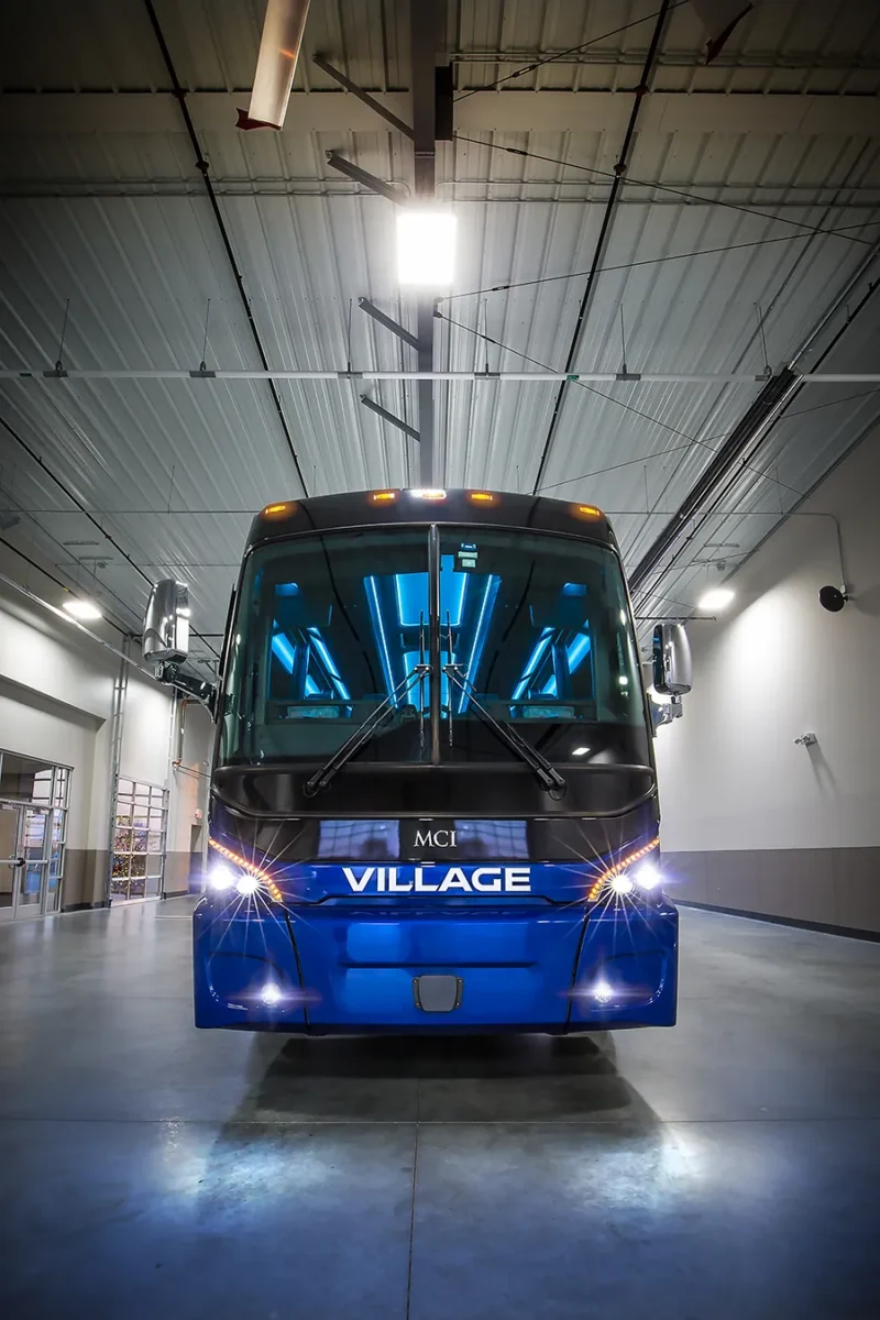 Village Travel Motorcoach Front Exterior